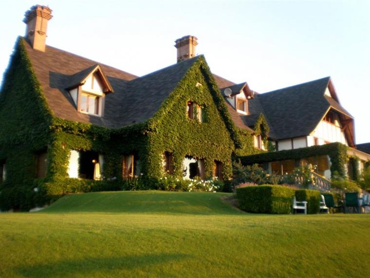 The ivy-clad clubhouse